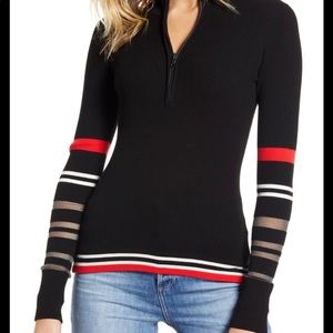 Womens Bailey44 Half Zip Pelli Sweater